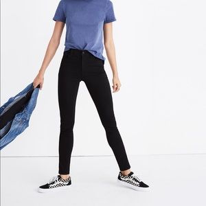 Madewell black roadtripper Jeans